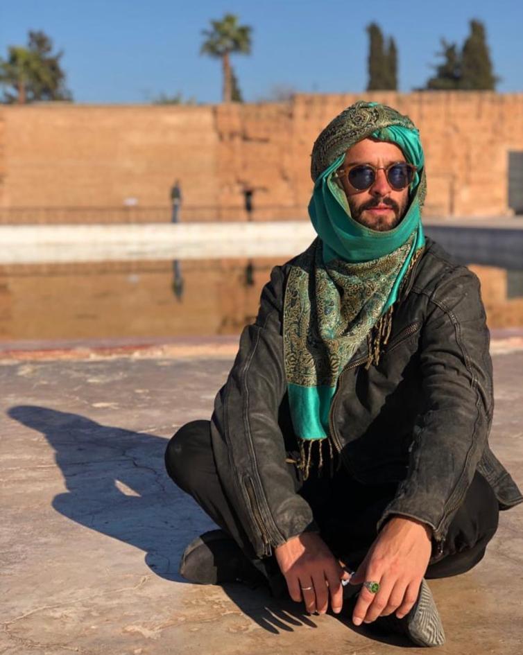 O ator Willian Mello está no Marrocos gravando a Novela ‘Jezabel’ da Rede Record